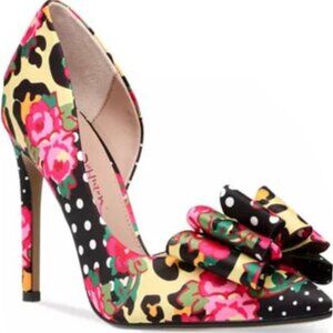 NEW Betsey Johnson Prince Multi Colored Heels